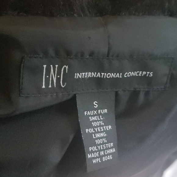 I.N.C Faux-Fur Coat, - Picture 7 of 7